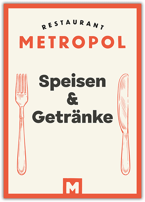 Metropol Restaurant Röthenbach - Speisekarte